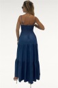 abito lungo chambray